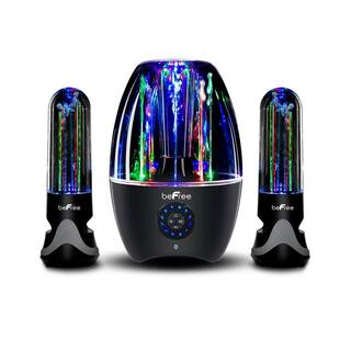 BEFREE SOUND 2.1-Channel Bluetooth Multimedia LED Dancing Water Sound System 985102699M