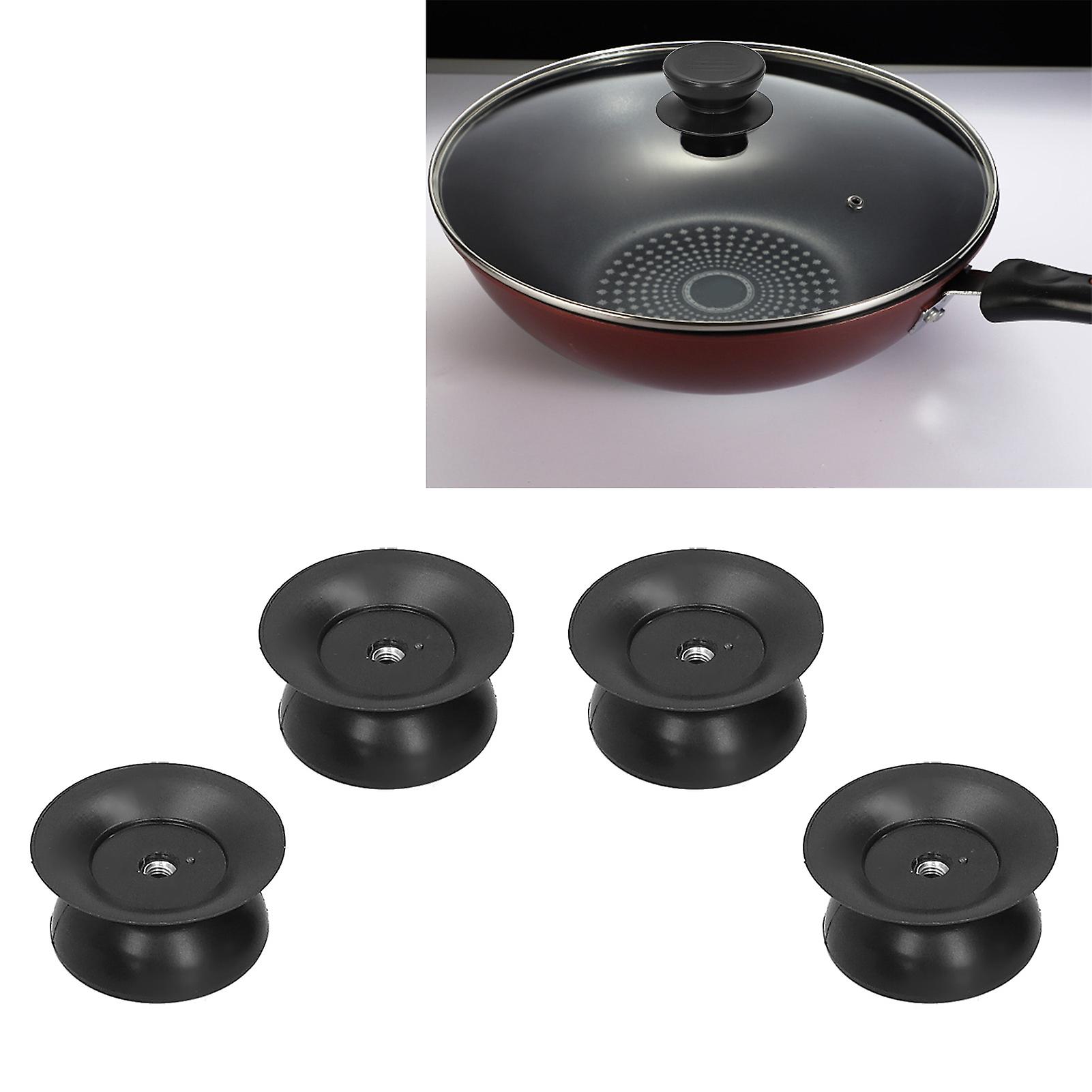 4pcs Pot Lid Knob， Universal Pot Pan Lid Handle Replacement Heat Resistant And Non-slip Lid Handles Cookware Accessories For Slow Cookers， Skillets， D