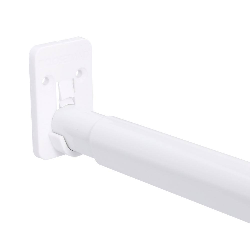 ClosetMaid Selectives 30 in. - 48 in. White Adjustable Teardrop Closet Rod 7042