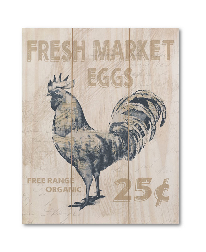 Courtside Market Fresh Farm Eggs II 10.5x14 Board Art