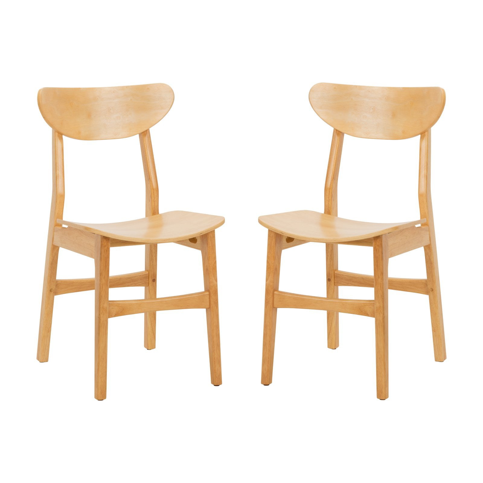 Safavieh Lucca Retro Farmhouse Dining Chair， Set of 2