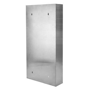 Alpine Industries 6 Gal. Stainless Steel Surface-Mounted Waste Receptacle Trash Can 491