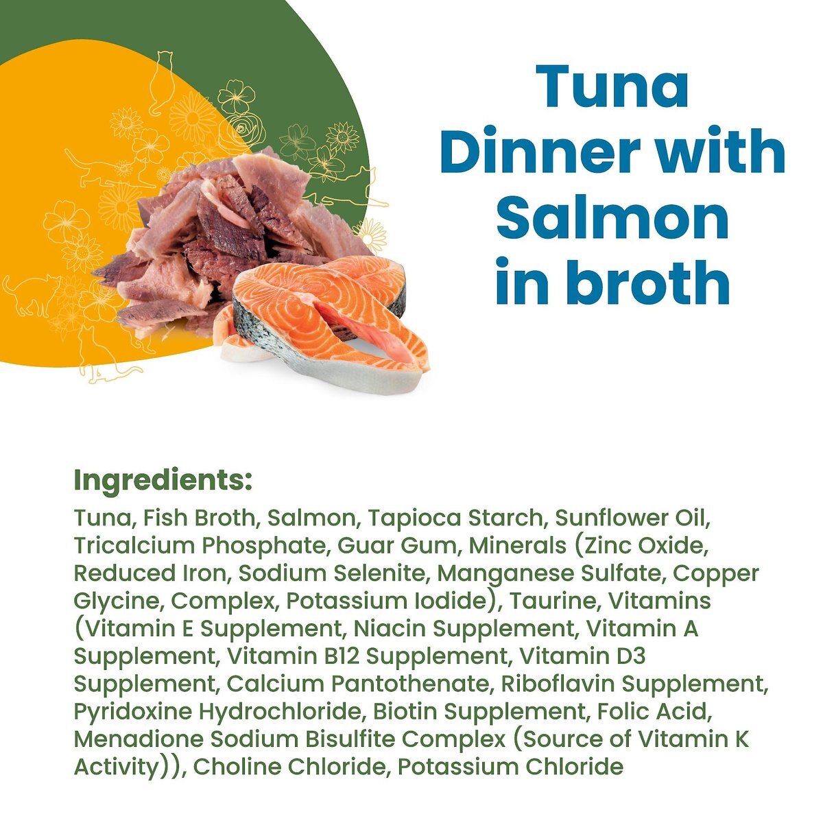 Almo Nature Daily Complete Tuna Dinner with Salmon in Broth Canned Cat Food