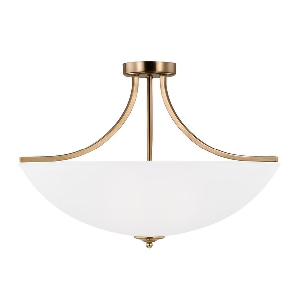 Generation Lighting Geary 4 Light 25 Wide Semi-Flush Bowl Ceiling