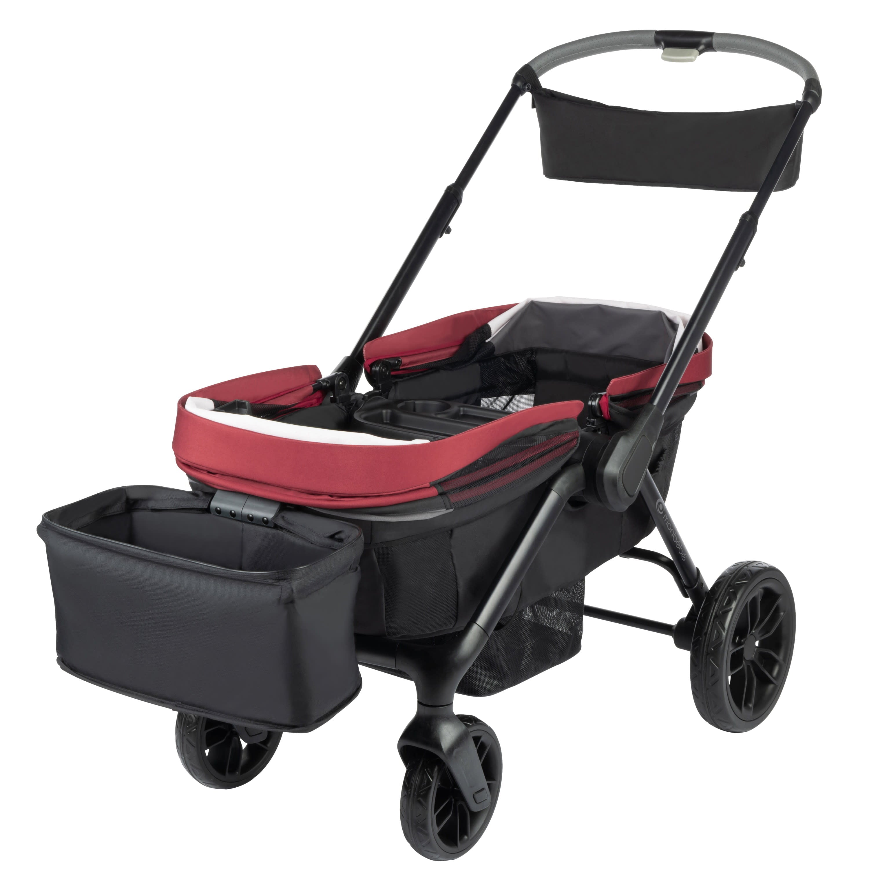 Monbébé Everyday Outings Wagon Stroller, Cardinal Red