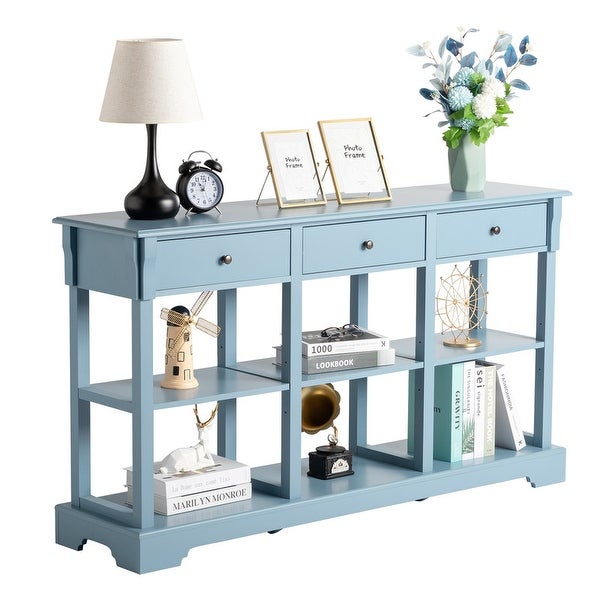 Console Table with Ample Storage for Entryway Living Room