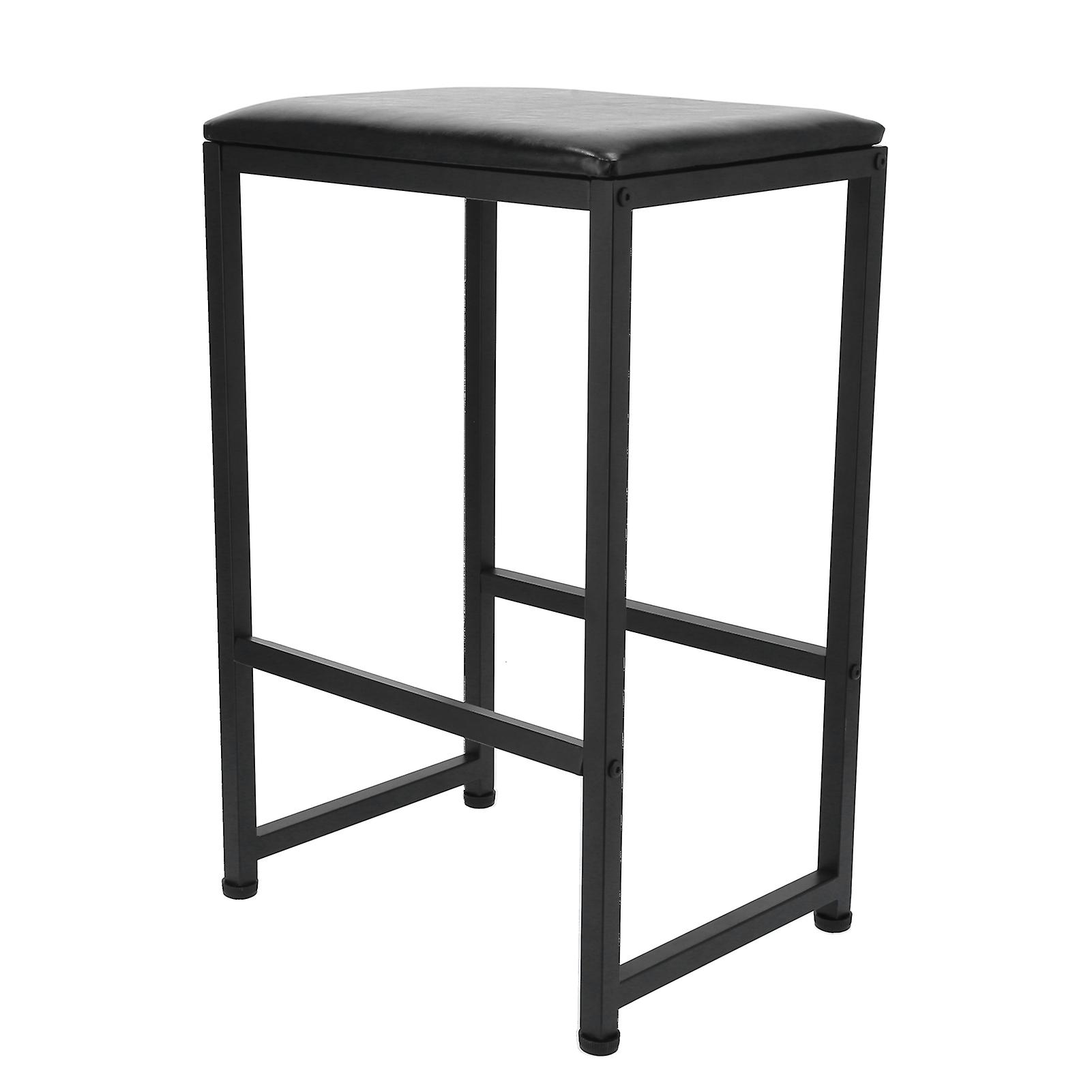 Kitchen Counter Stool With Cushion Metal Base Dining Chair Bar Stool For Kitchen Home