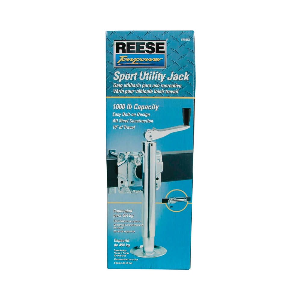 Reese 10 1000 lbs Top Wind Trailer Sport Utility Jack