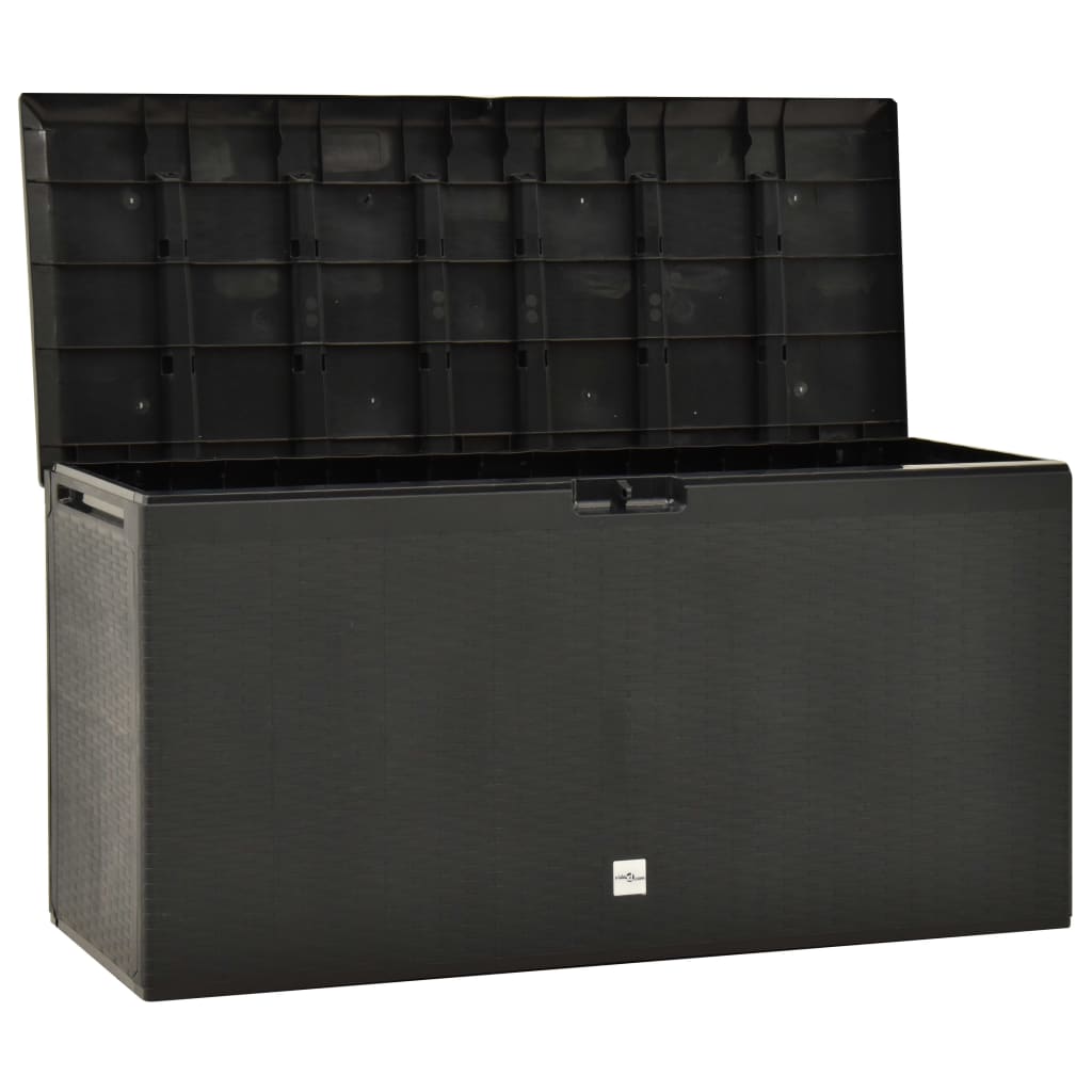 Charmma Patio Storage Box Anthracite 44.9"x18.5"x23.6"