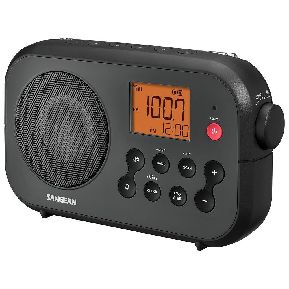 Sangean AMFMNOAA Weather Alert Digital Tuning Portable Radio PR-D12