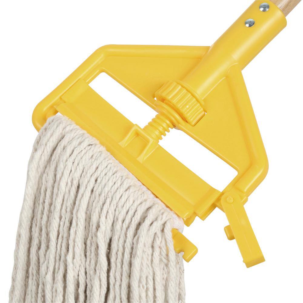 Rubbermaid Commercial Products 54 in. #16 Cotton Cut End Wet String Mop 1784739