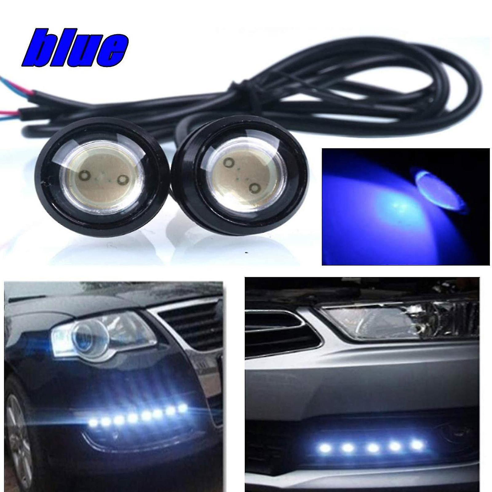 5x White Dc12v 9w  Eye Led Daytime Running Drl Backup Light Car Auto Lamp