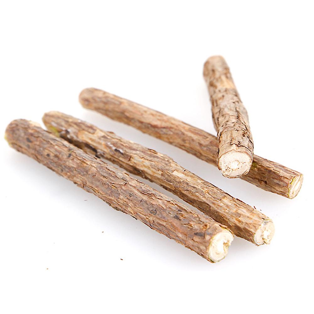 20 Pcs Natural Cat Catnip Sticks Matatabi Snacks Molar Chew Toy Dental Cleaning Teeth Wood Stick For Pet Cat Kitten  S and 20pcs