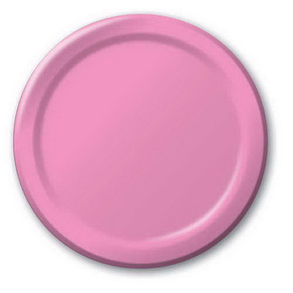 Creative Converting 473042B Candy Pink Dinner Plat...