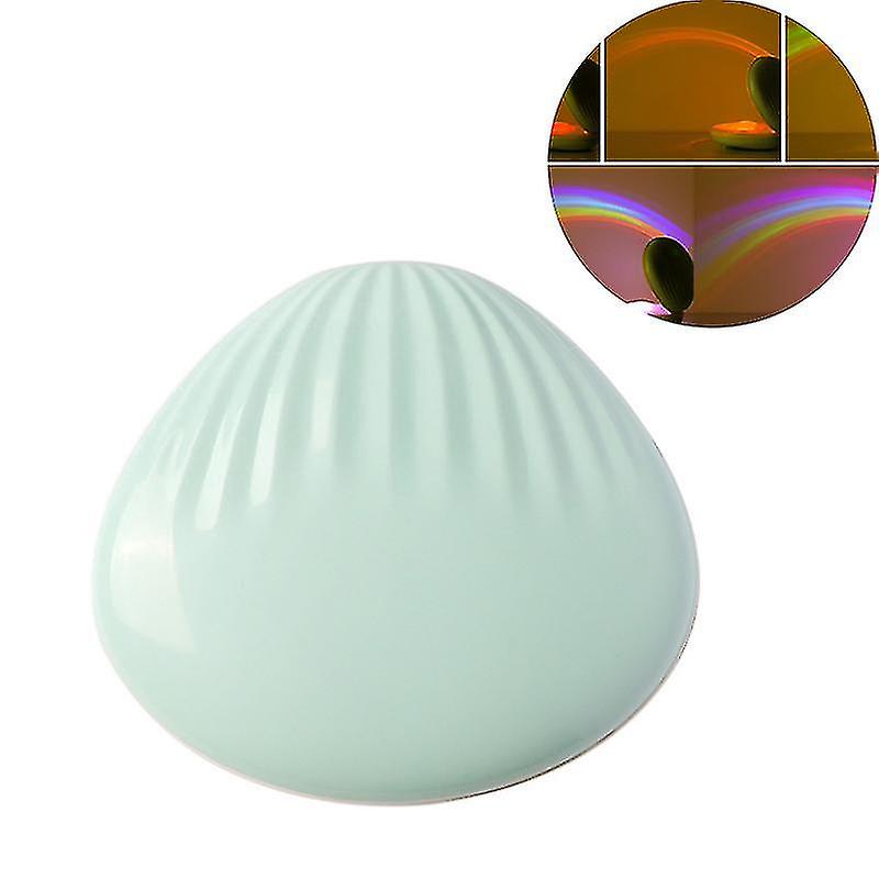 Shell Colorful Rainbow Projection Lamp Led Rainbow Light Romantic Atmosphere