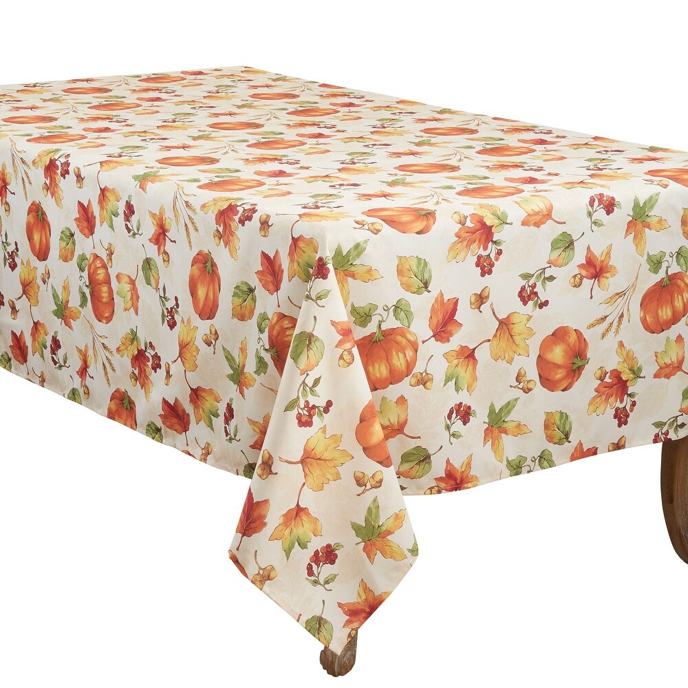 Fall Pumpkin Design Tablecloth