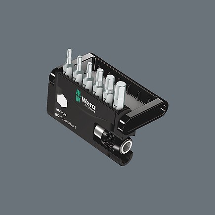 Wera 05056168001 Bit Check 7 Hex Plus 1 Bits Assor...