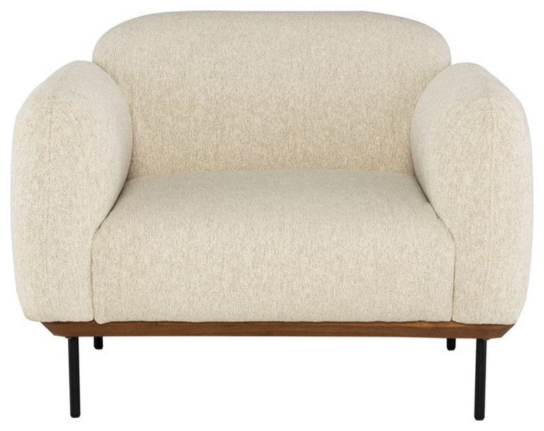 Nuevo Furniture Benson Single Seat Sofa   Midcentury   Armchairs And Accent Chairs   by Unlimited Furniture Group  Houzz