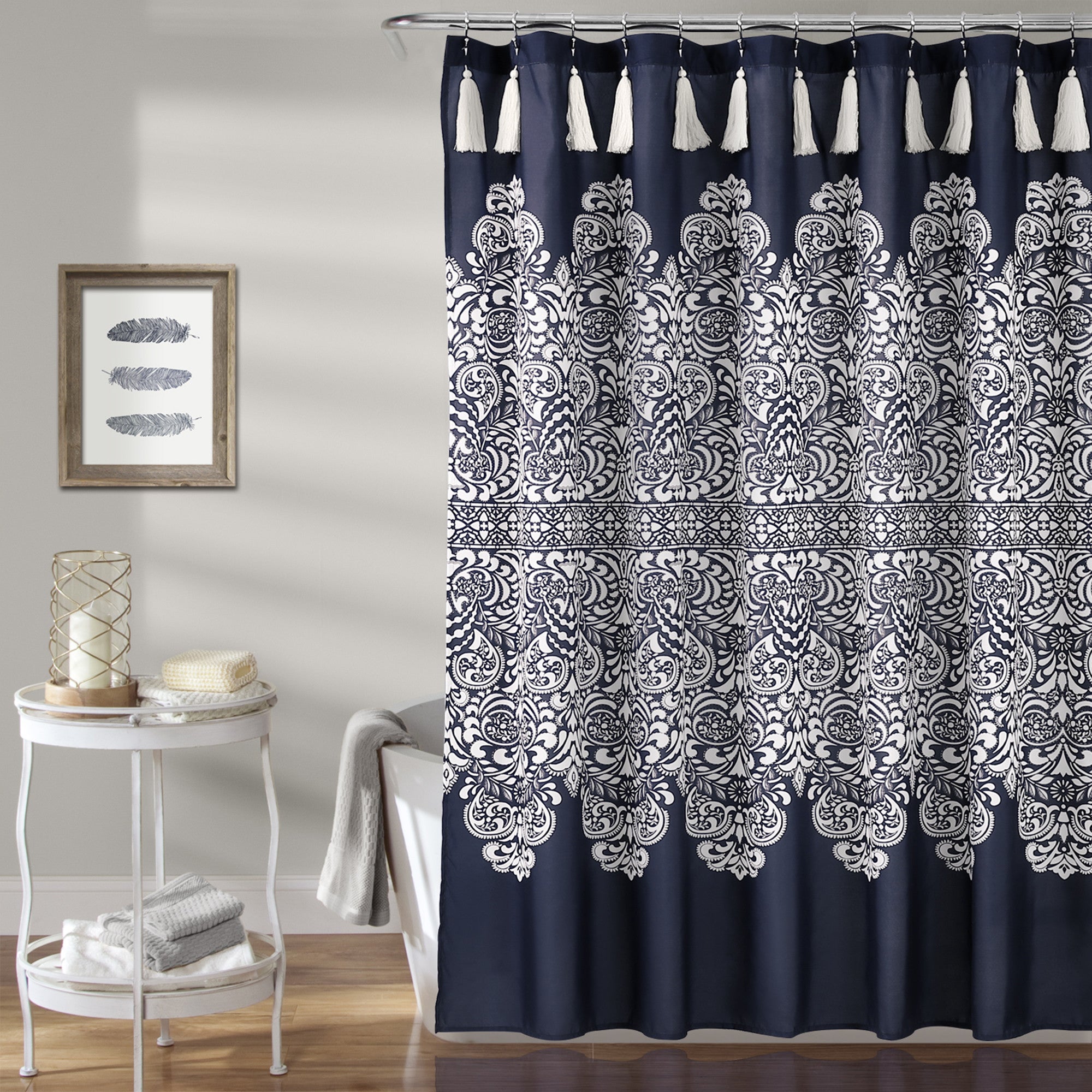 Boho Medallion Shower Curtain