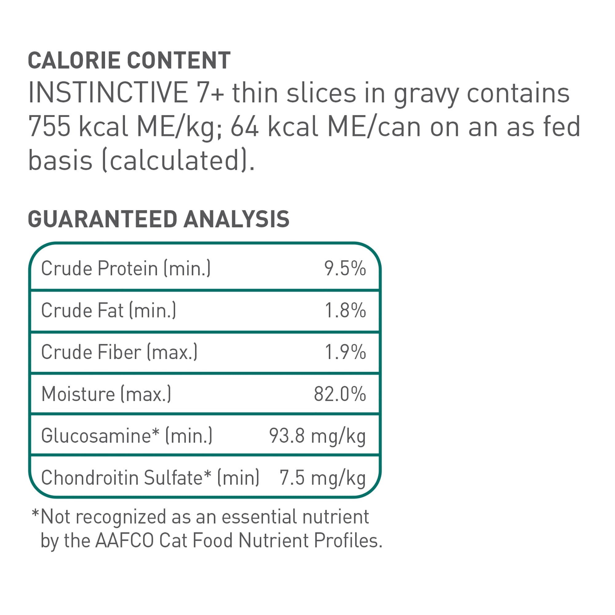 Royal Canin Instinctive 7+ Years Thin Slices in Gravy Adult Wet Cat Food， 3 oz.， Count of 12