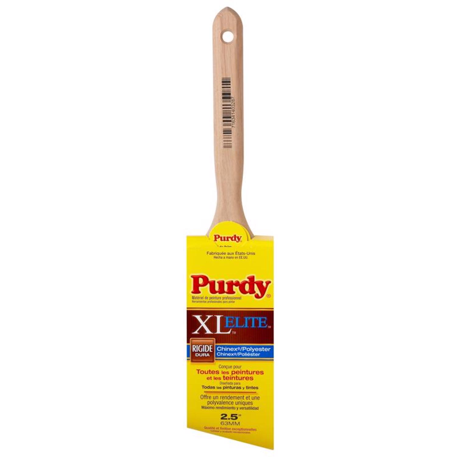 Purdy XL Elite Glide 2-1/2 in. Stiff Angle Trim Paint Brush