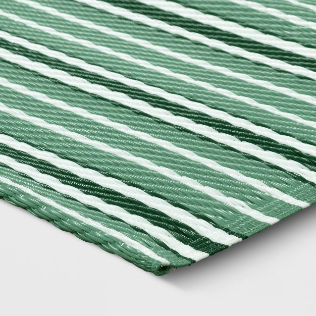 Striped Indoor outdoor Rug