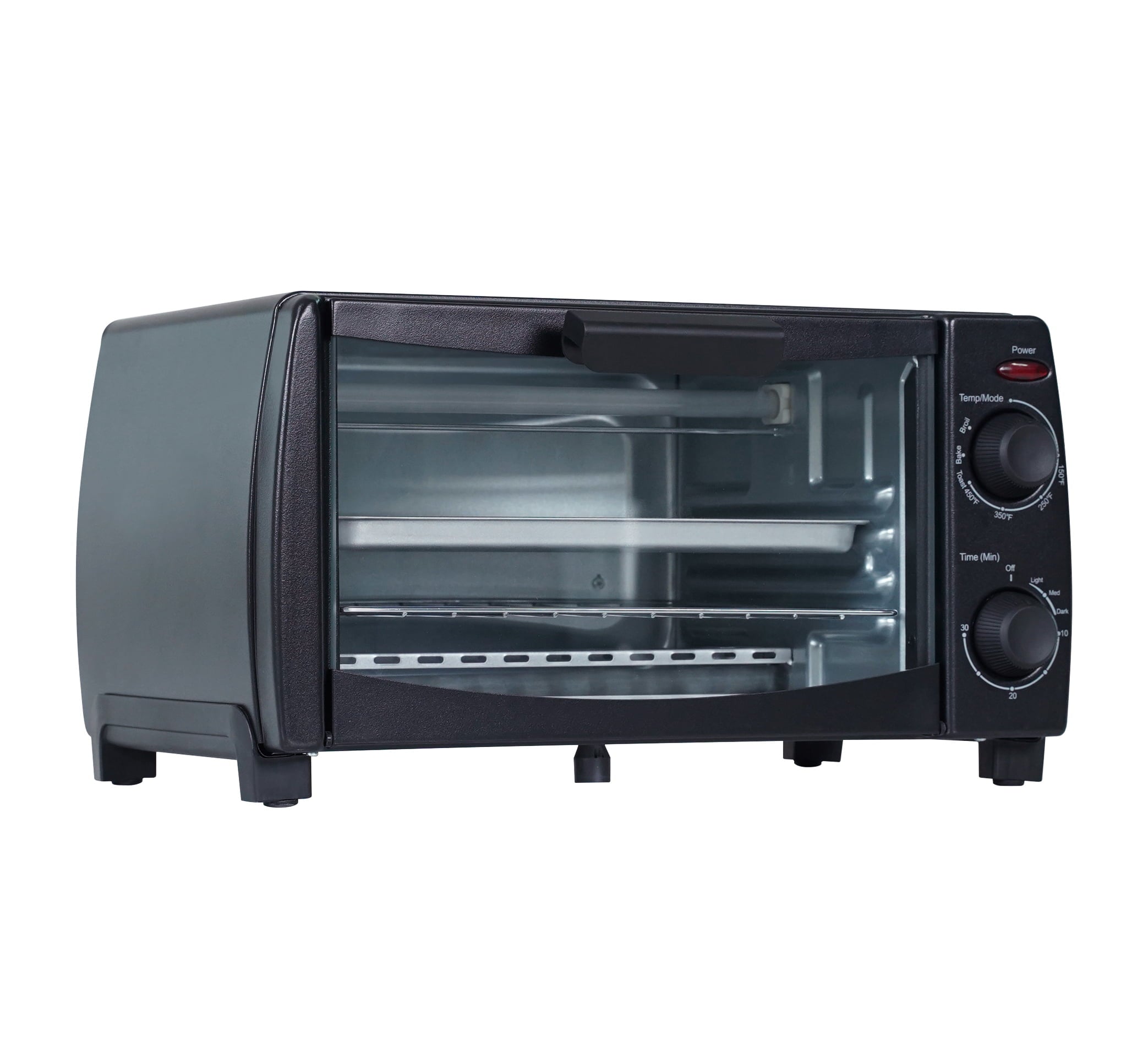 Mainstays 4 Slice Toaster Oven, Black