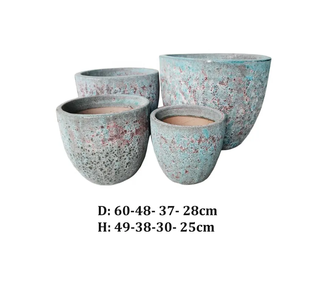 Best seller ceramic clay flower pots and planters outdoor garden pots and planters decoration vases planted pots