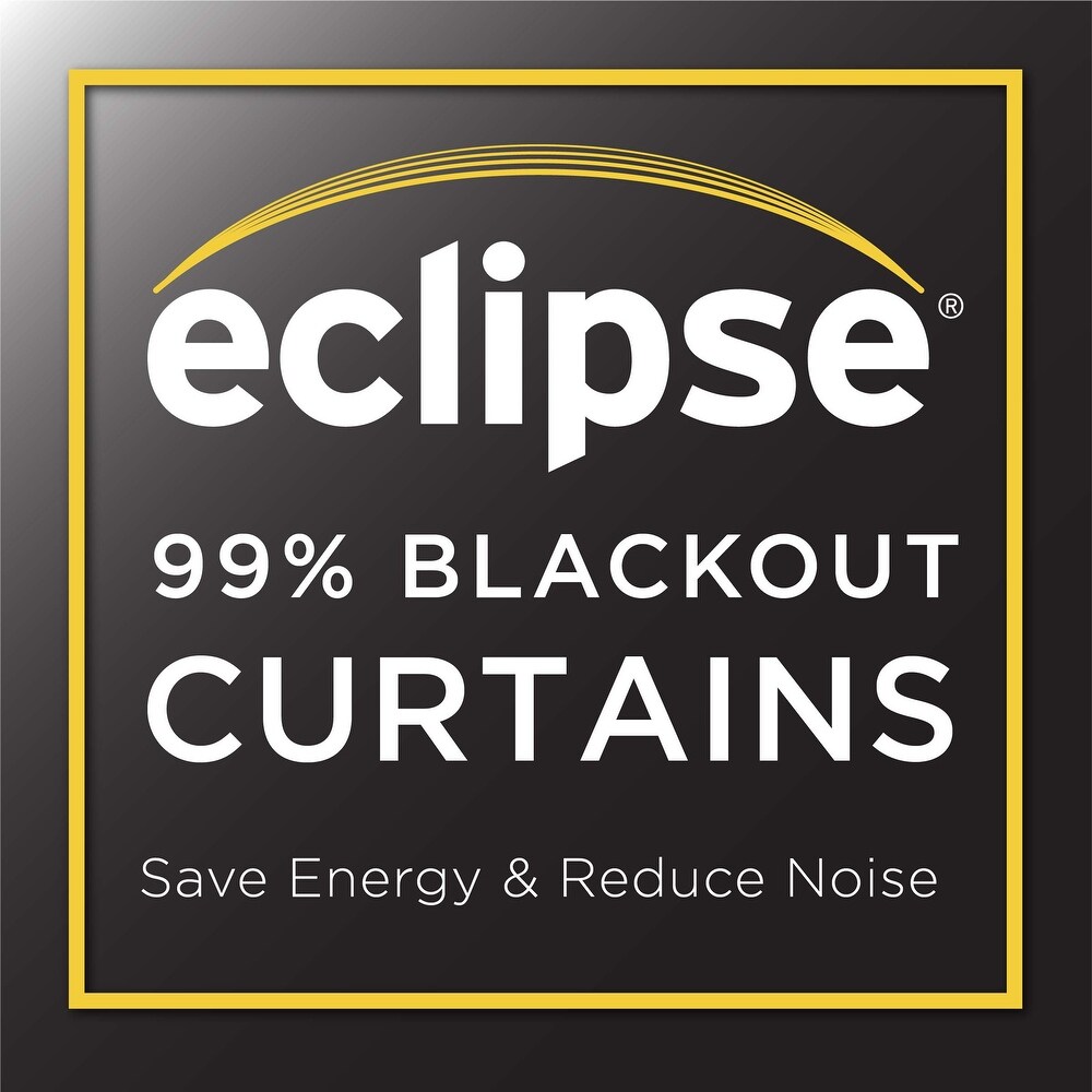 Eclipse Gemini Blackout Window Curtain Panel