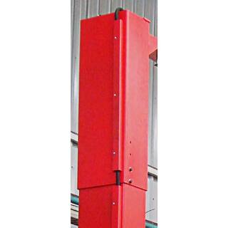 Clear Floor 10000 lbs. Asymmetric Car Lift ALI Certified in Red TLT210-XT-R