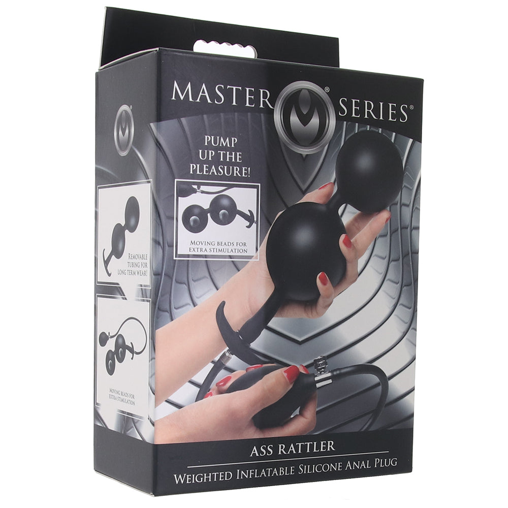 Master Series Ass Rattler Inflatable Plug