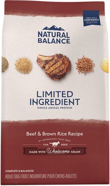 Natural Balance Limited Ingredient Beef and Brown Rice Recipe Dry Dog Food