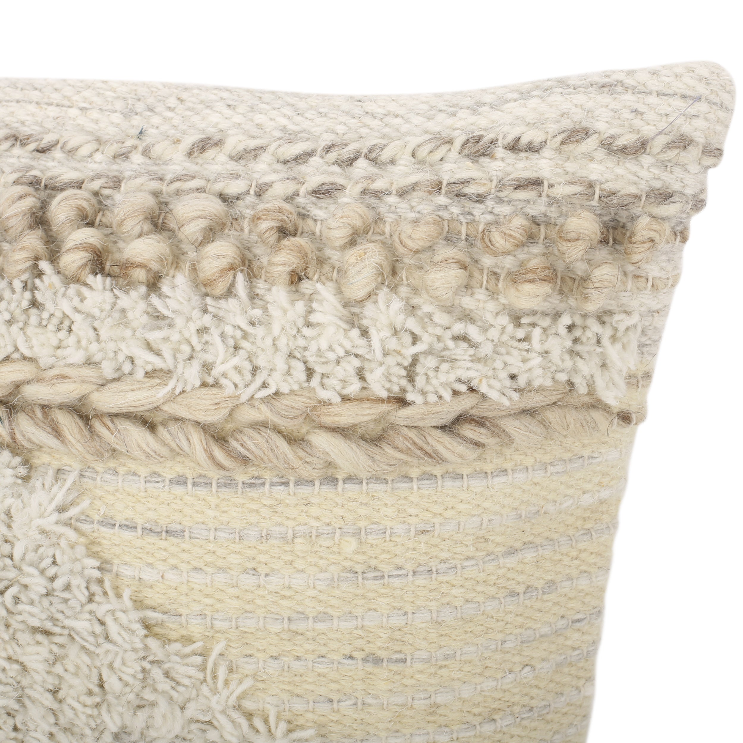 Afsheen Hand Loomed Boho Throw Pillow