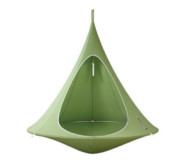 The Hamptons Collection 60 Green Heavy Duty Hanging Cacoon Chair With Hanging Hardware