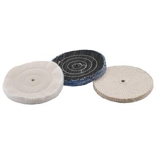 RYOBI 6 in. Buffing Wheel Set (3-Piece) A92301