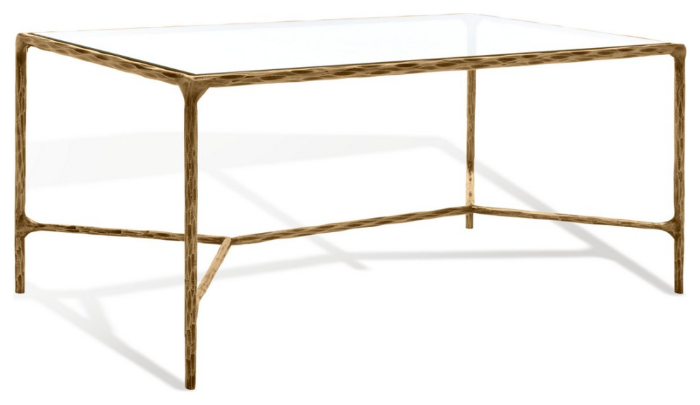 Safavieh Couture Jessa Metal Coffee Table   Contemporary   Coffee Tables   by Safavieh  Houzz