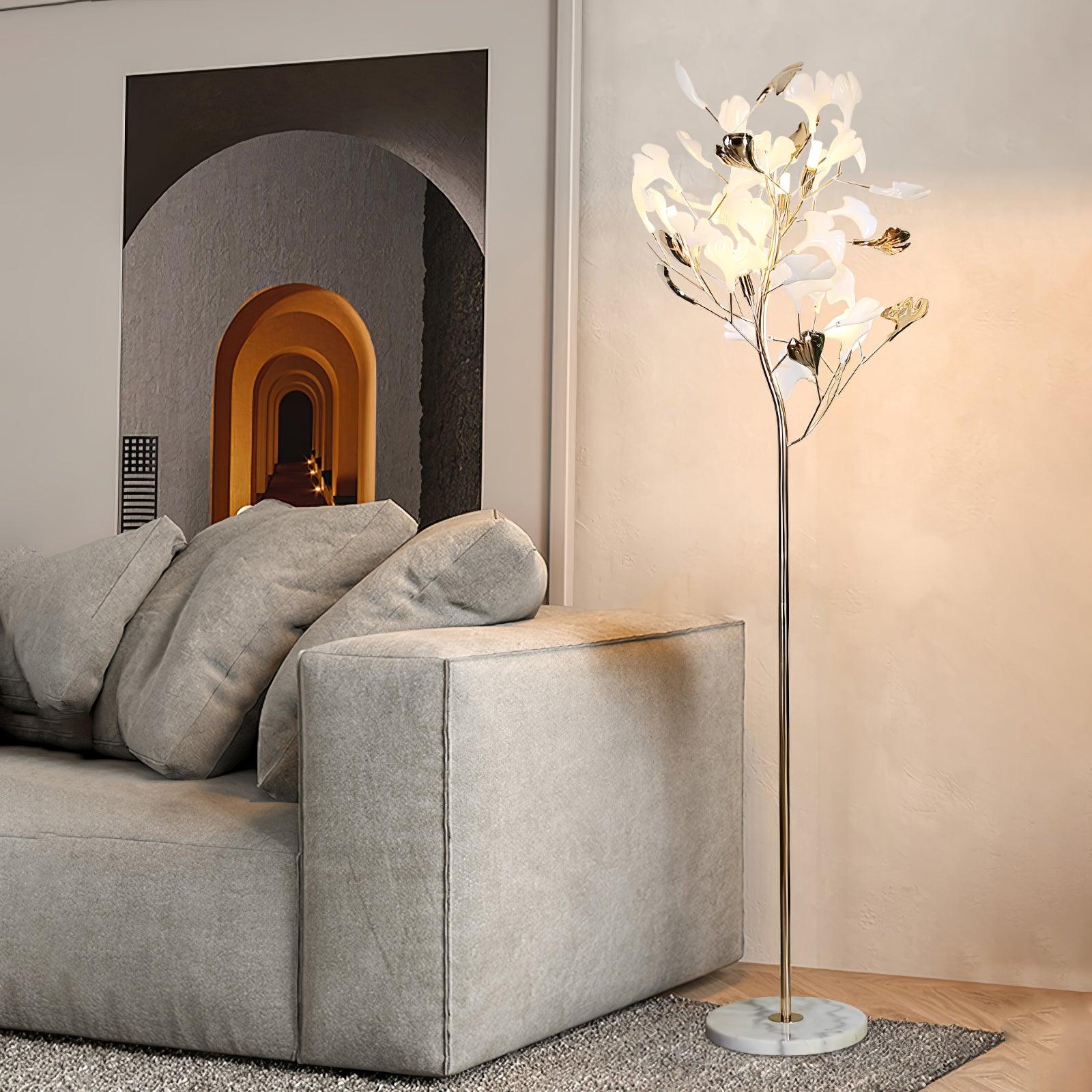 Gingko Leaf Floor Lamp