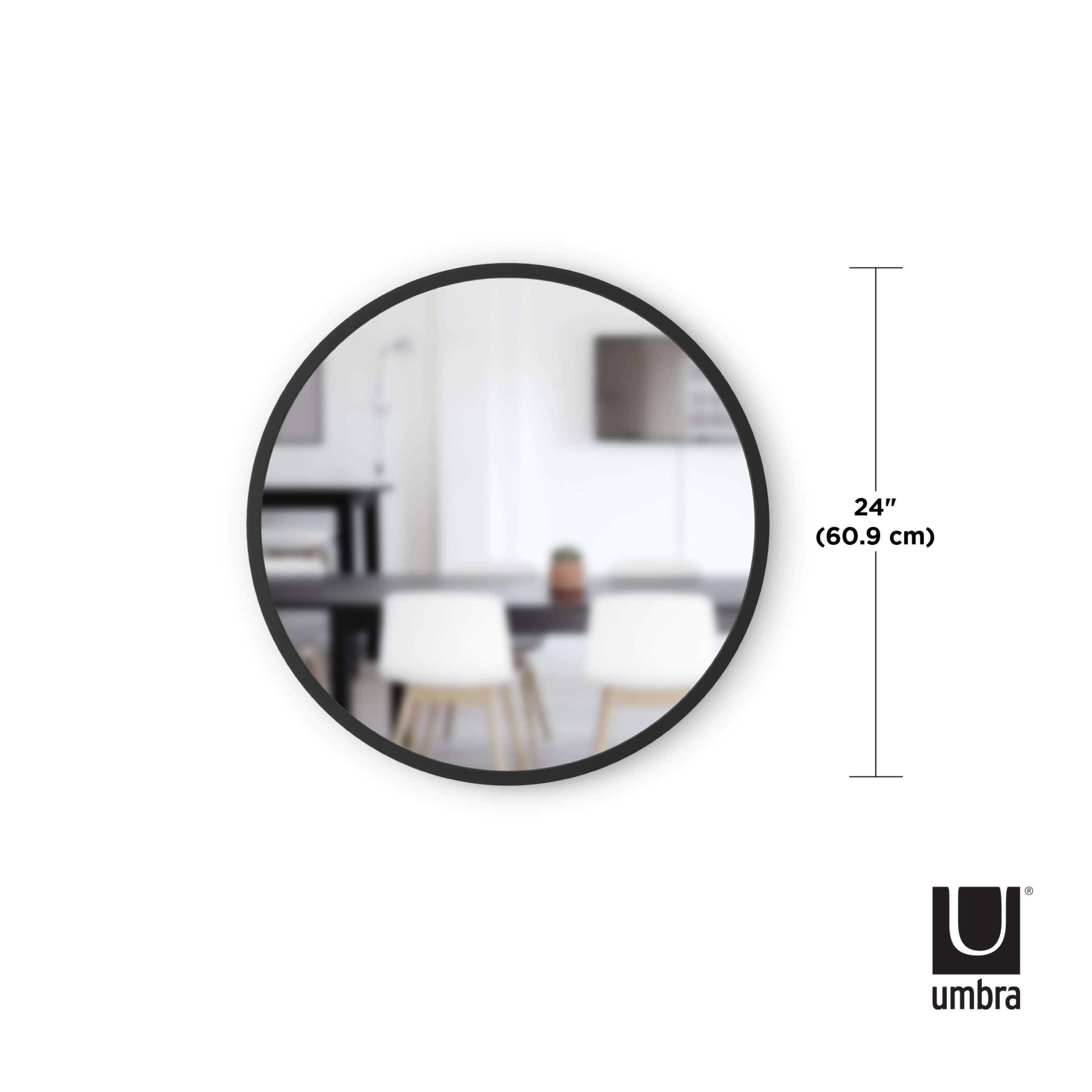 Umbra Hub Round Wall Mirror