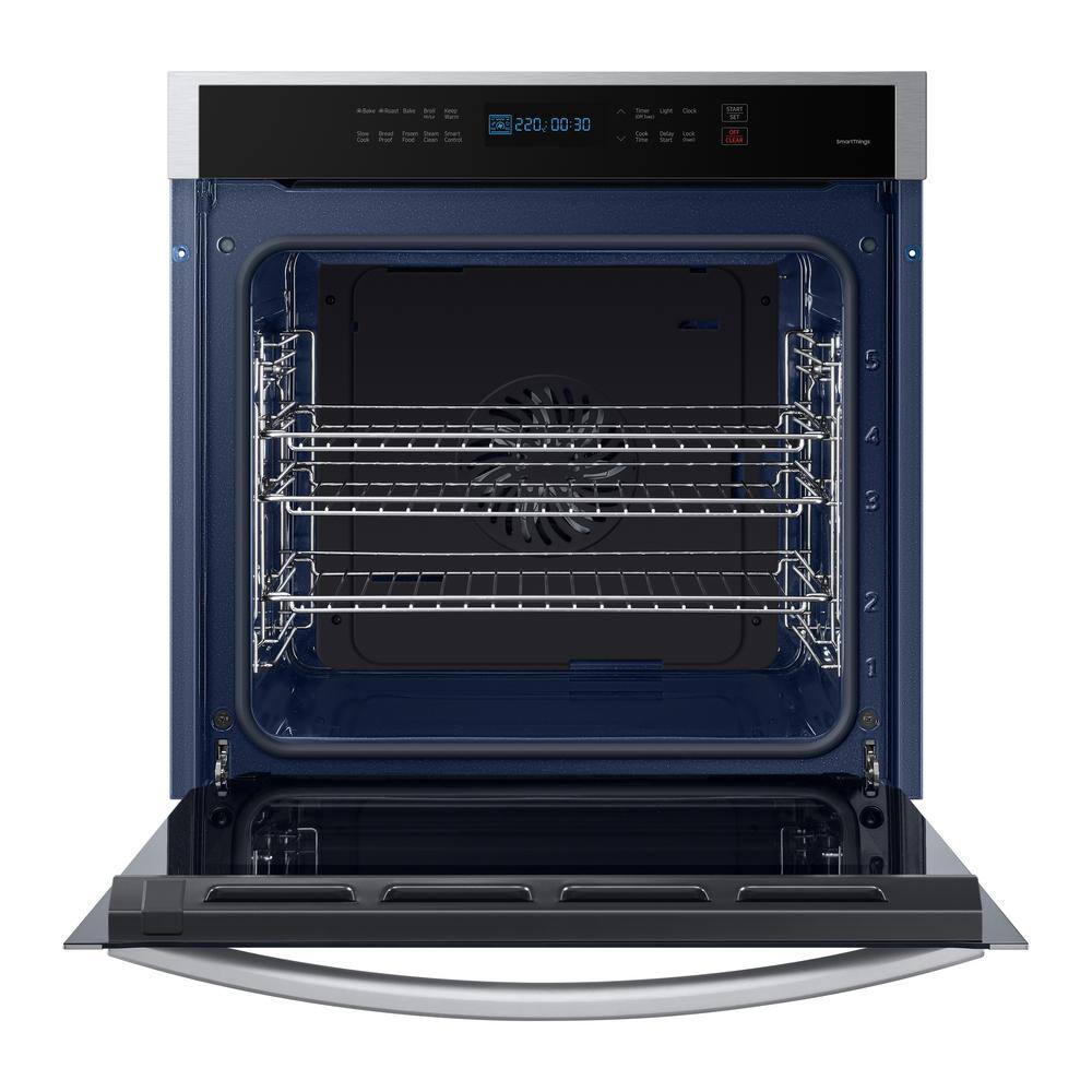  24 in. 3.1 cu. ft. Single Built-in Wall Oven with True Convection in Stainless Steel NV31T4551SS