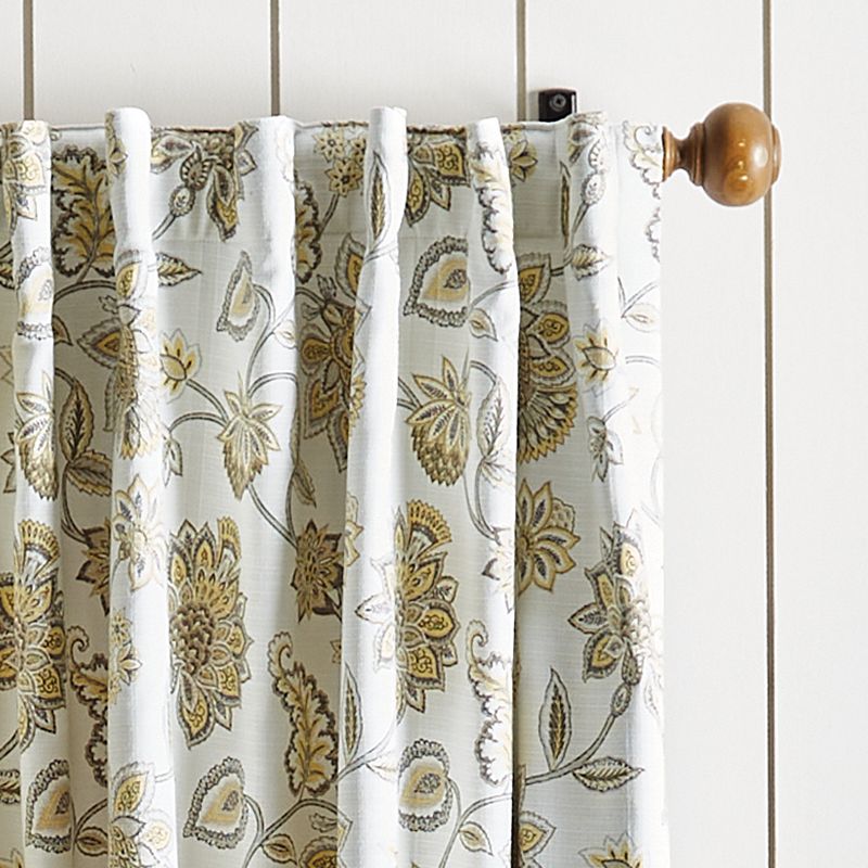 Martha Stewart Jakarta Backtab 2 Window Curtain Panels