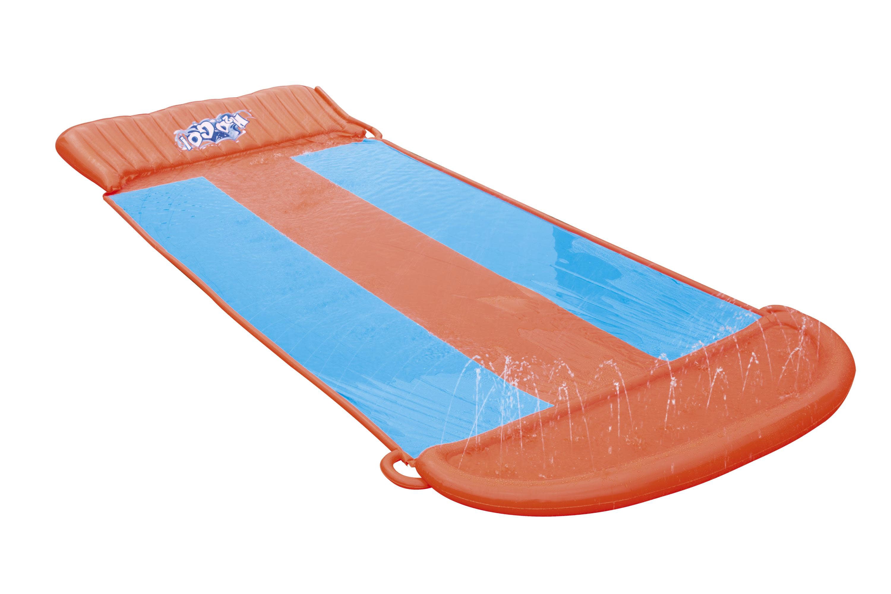 H2OGO! 18' Triple Lane Water Slide with Ramp