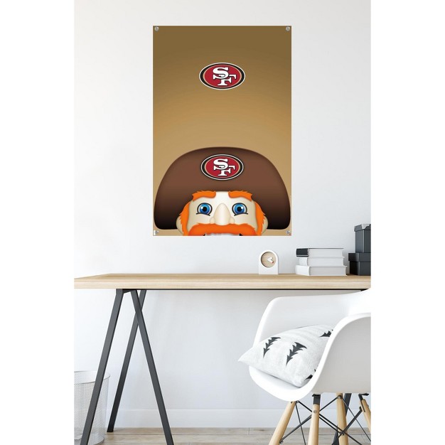 Trends International Nfl San Francisco 49ers S Preston Mascot Sourdough Sam 20 Unframed Wall Poster Prints