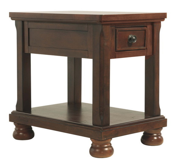 Benjara BM206168 Chair Side End Table With 1 Drawe...