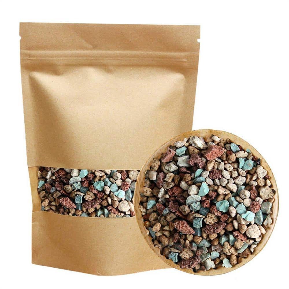 Dyiom 0.1 cu. ft. Multi-Colored 2.2 lbs. 0.3 in.-0.39 in. Size Extra Small Lava Rock B07VQ3BC6T