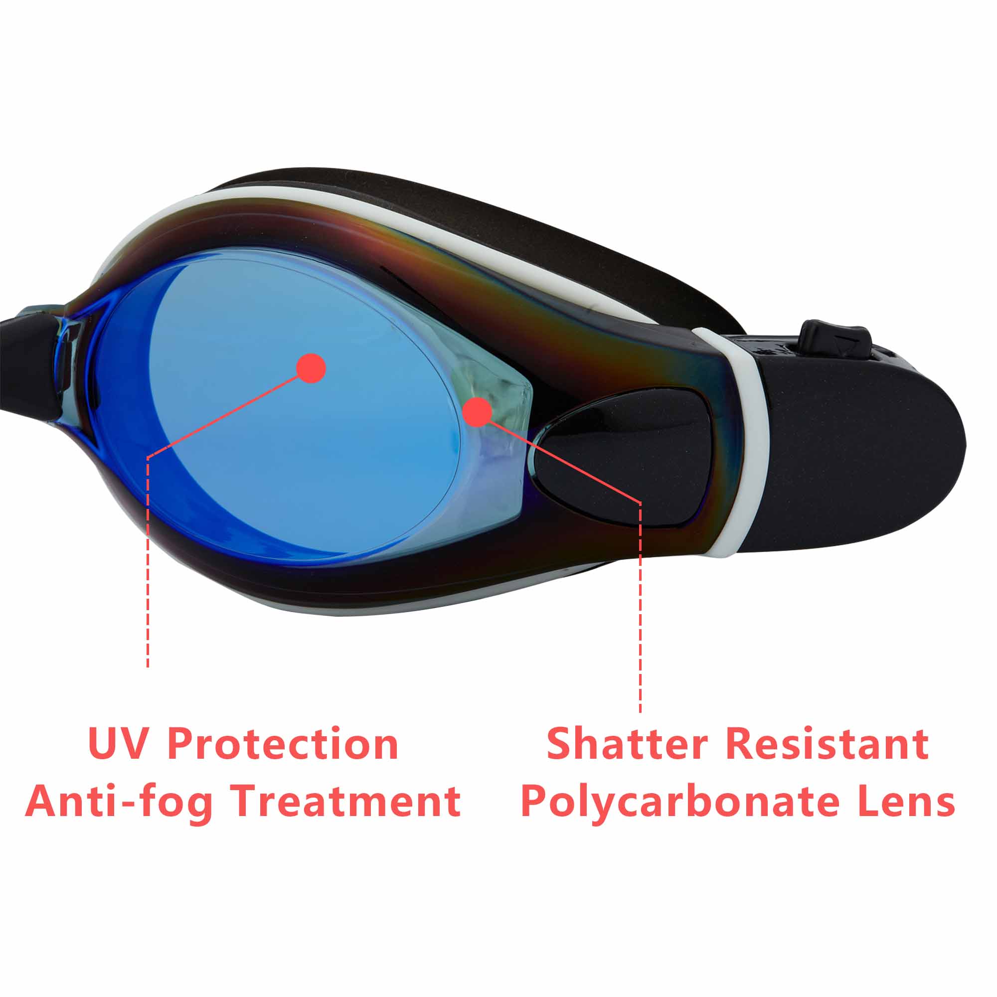 KingShop Swimming Goggles nti Fog Clear UV Protection No Leaking Eye Protect Full Protection Adult Men Women Youth