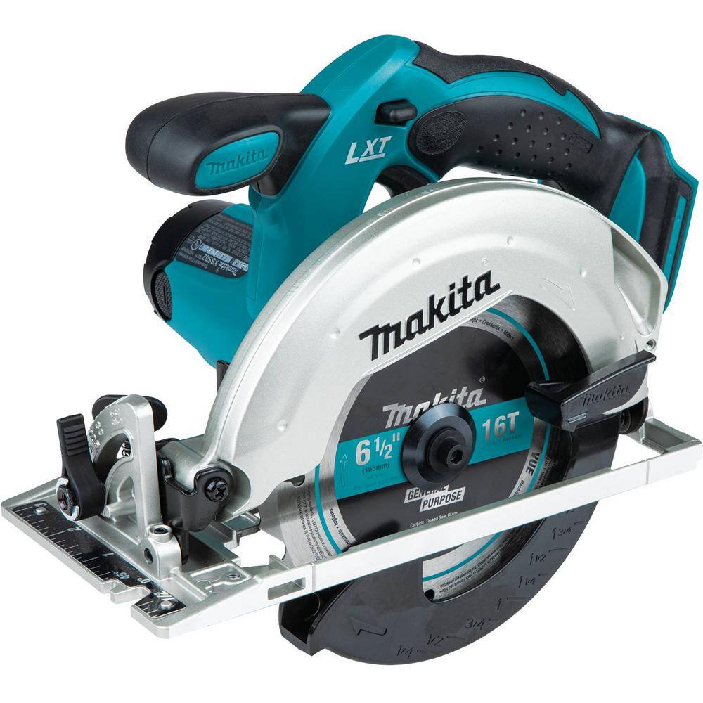 Makita 18V LXT Lithium-Ion Cordless 5-pc. Combo Kit (Drill-DriverImpact DriverCircular SawRecipro SawLight) 4.0Ah XT510SM