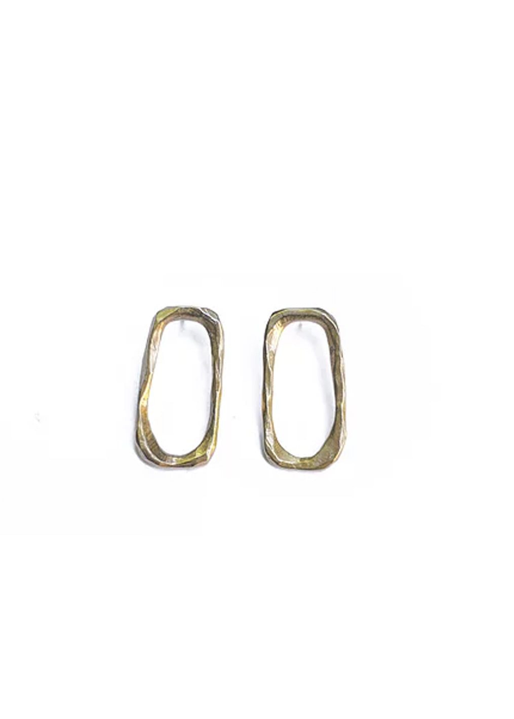 Large Link Stud Earrings