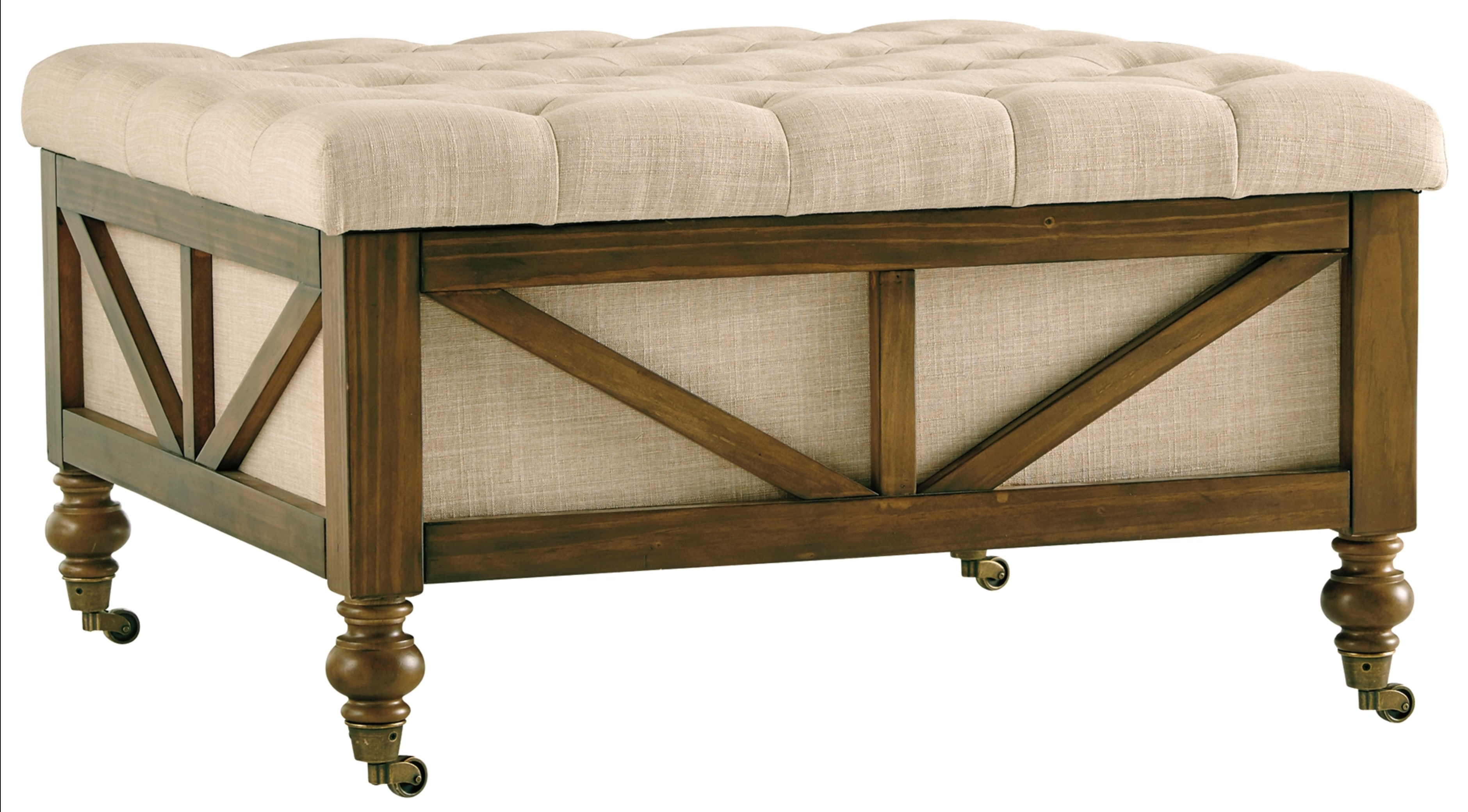 KYLEMAN STORAGE OTTOMAN