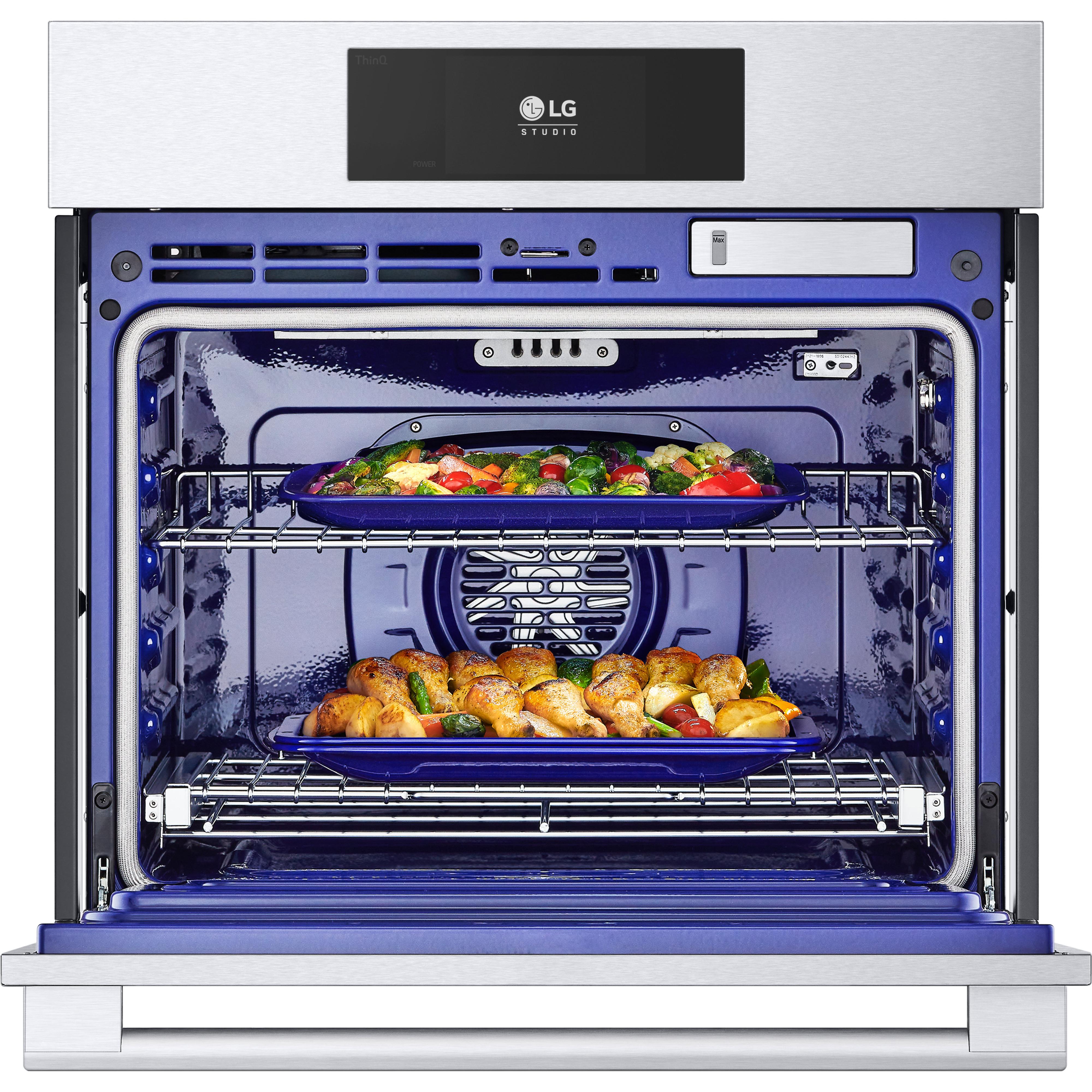 LG 30-inch, 4.7 cu.ft. Built-in Single Wall Oven with Convection Technology WSES4728F