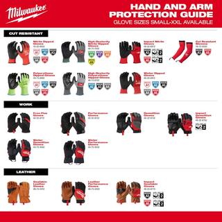 MW X-Large High Dexterity Cut 9 Resistant Polyurethane Dipped Work Gloves 48-73-7033